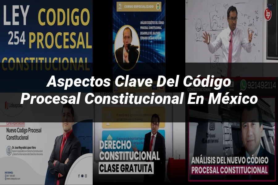"Aspectos clave del código procesal constitucional en México"