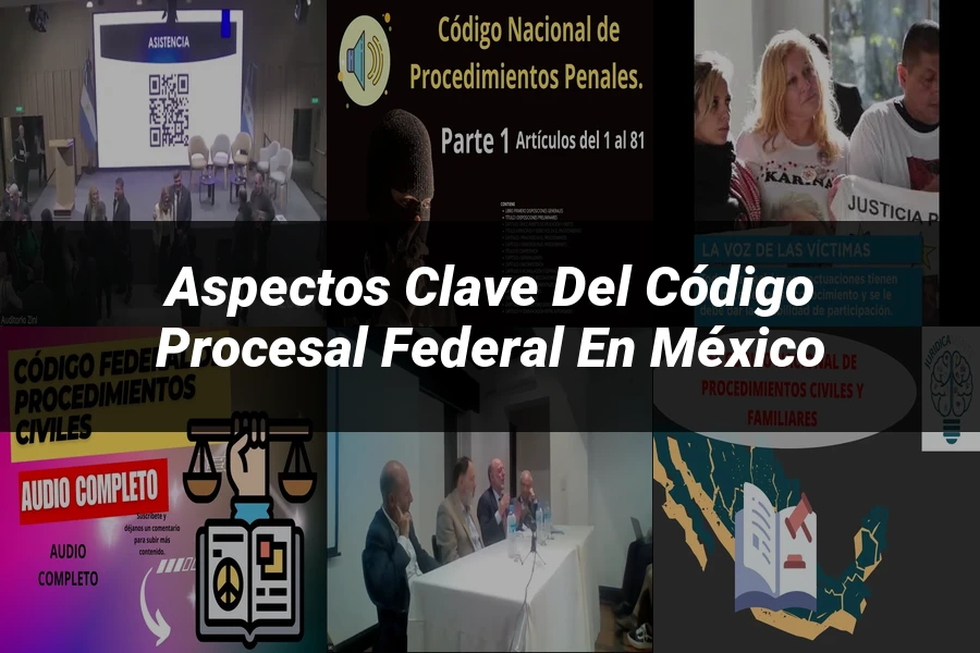 "Aspectos clave del código procesal federal en México"
