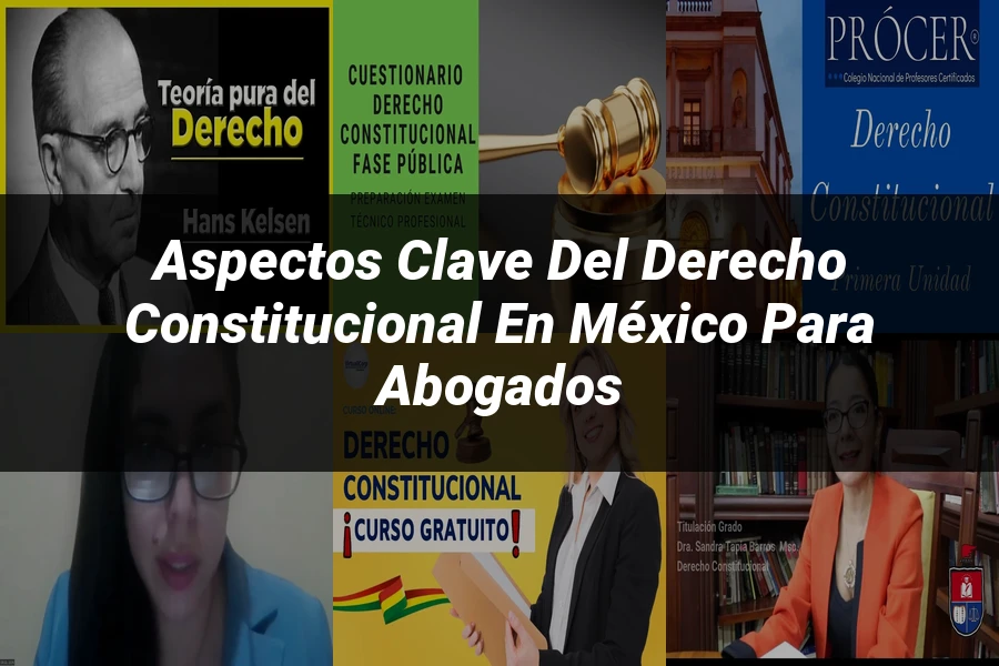 "Aspectos clave del derecho constitucional en México para abogados"