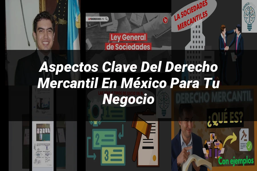 "Aspectos clave del derecho mercantil en México para tu negocio"