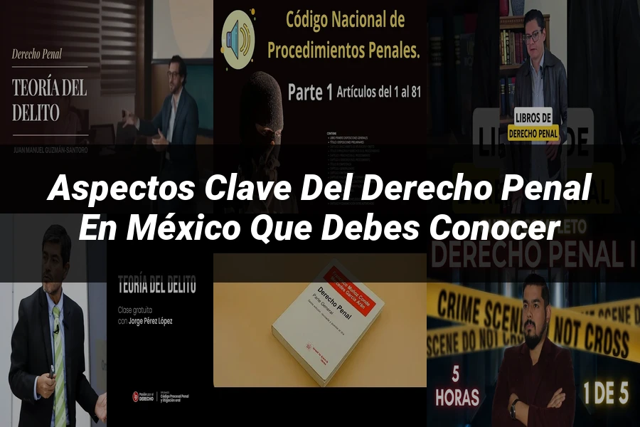 "Aspectos clave del derecho penal en México que debes conocer"