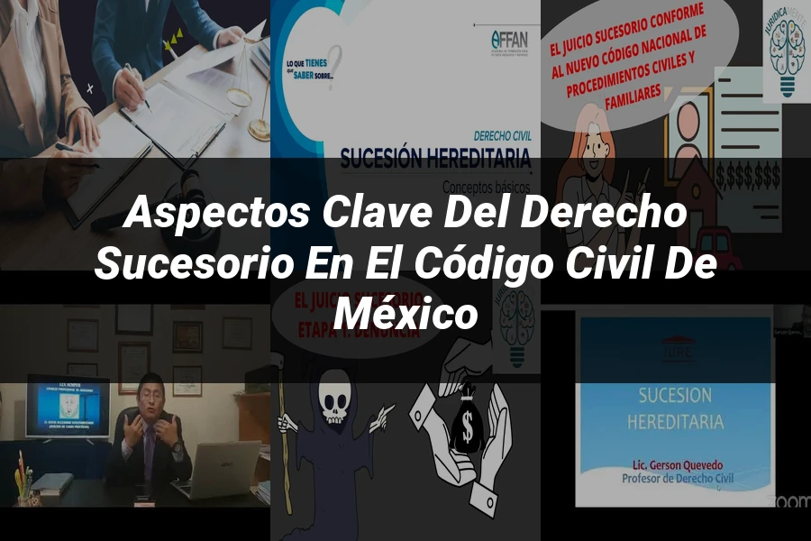 "Aspectos clave del derecho sucesorio en el Código Civil de México"