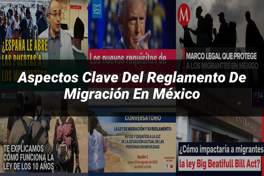 "Aspectos clave del reglamento de migración en México"