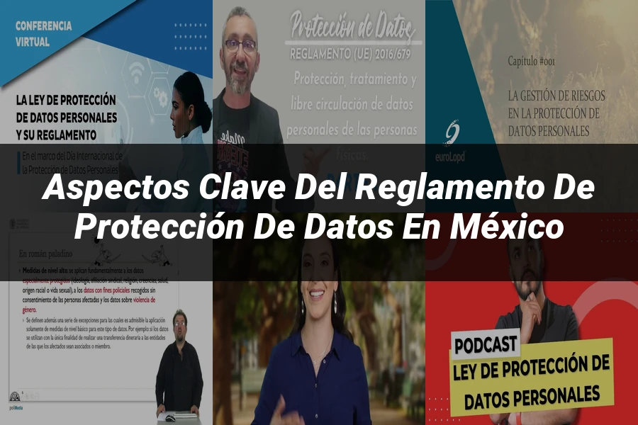 "Aspectos clave del reglamento de protección de datos en México"
