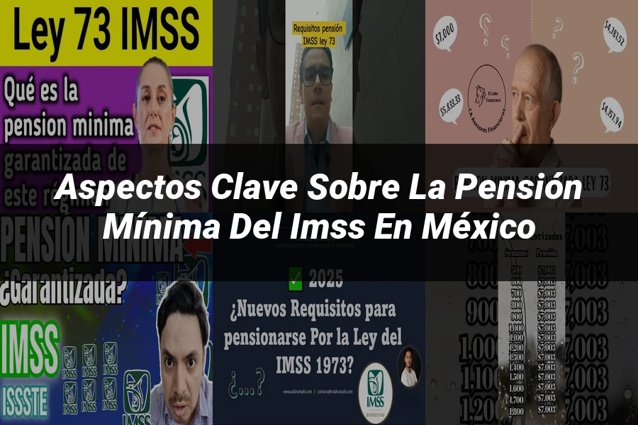 "Aspectos clave sobre la pensión mínima del IMSS en México"