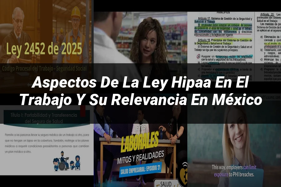 "Aspectos de la Ley HIPAA en el Trabajo y su Relevancia en México"