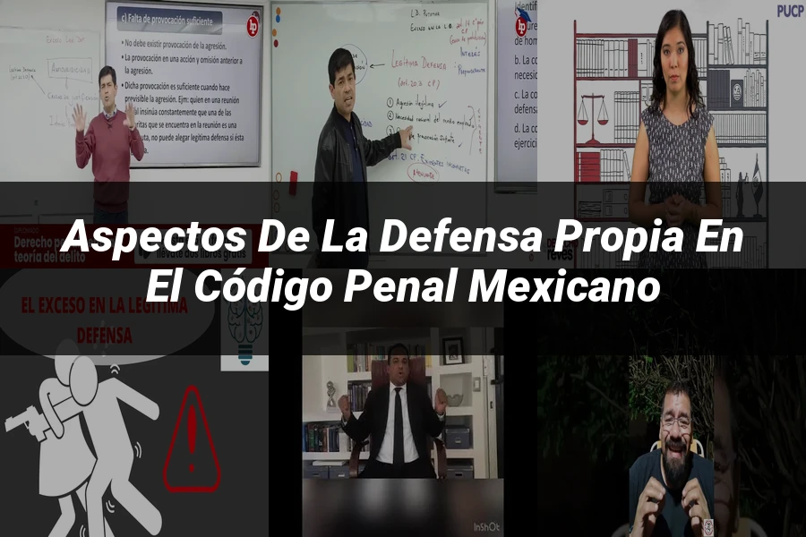 "Aspectos de la defensa propia en el Código Penal Mexicano"