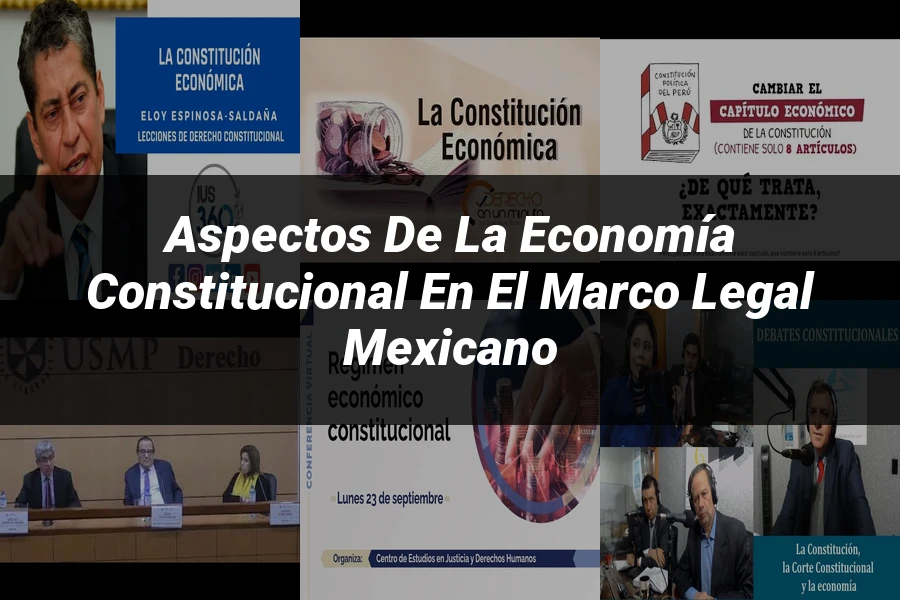 "Aspectos de la economía constitucional en el marco legal mexicano"