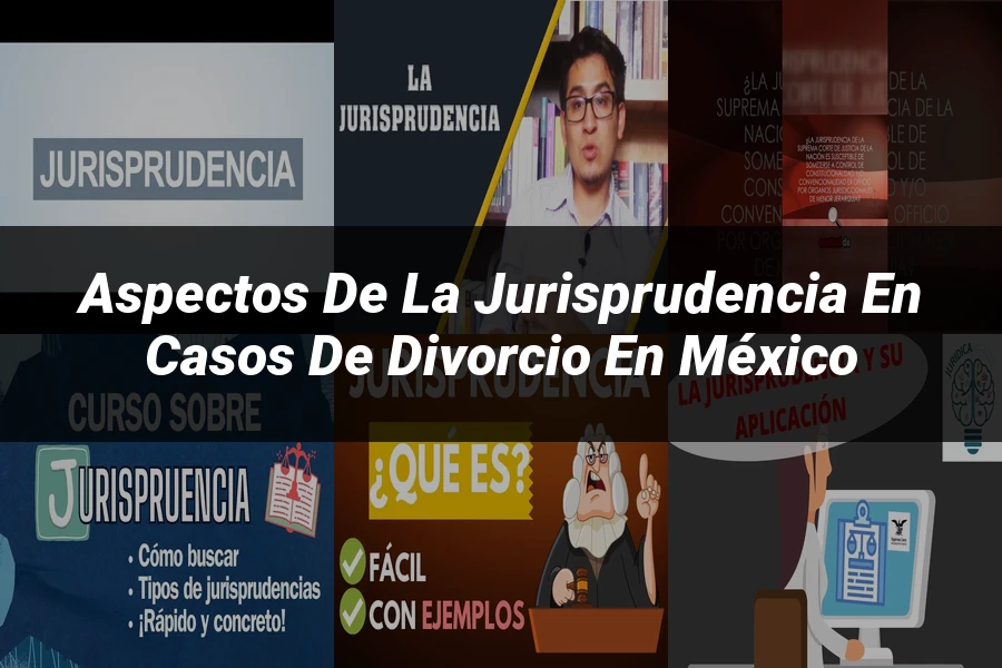 "Aspectos de la jurisprudencia en casos de divorcio en México"