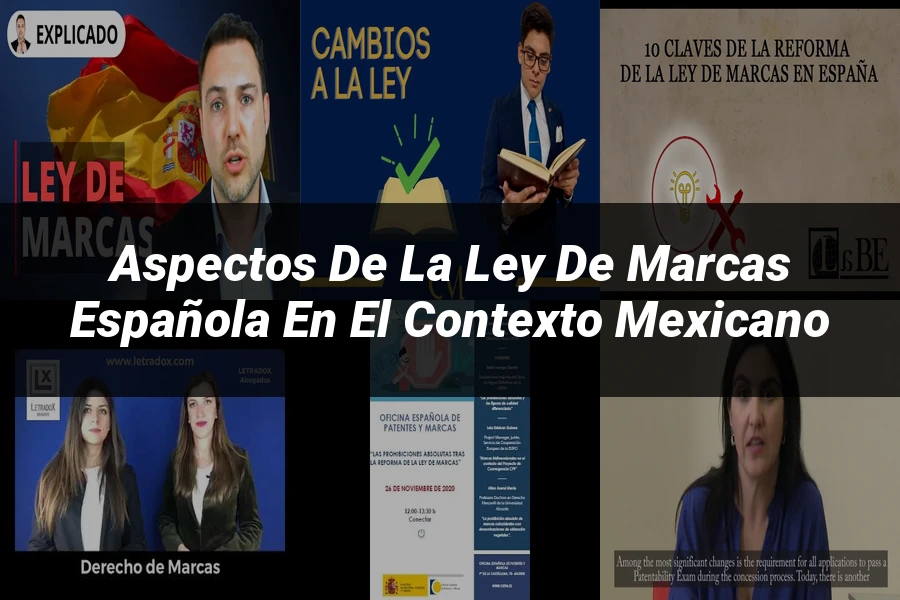 "Aspectos de la ley de marcas española en el contexto mexicano"