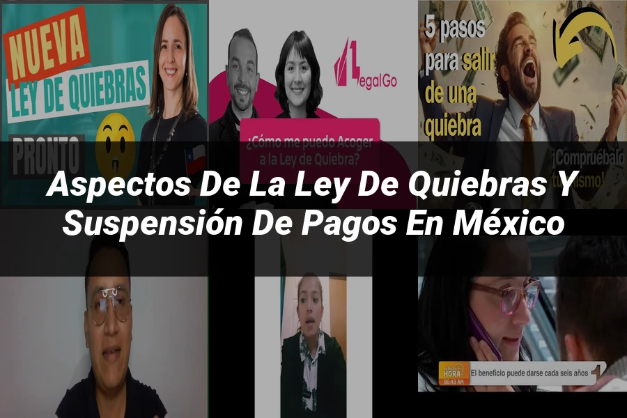 "Aspectos de la ley de quiebras y suspensión de pagos en México"