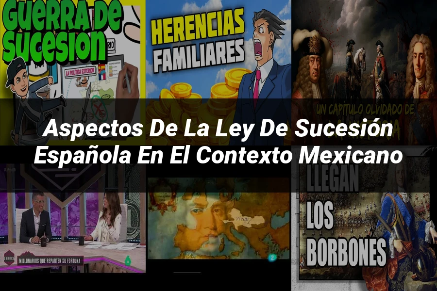 "Aspectos de la ley de sucesión española en el contexto mexicano"