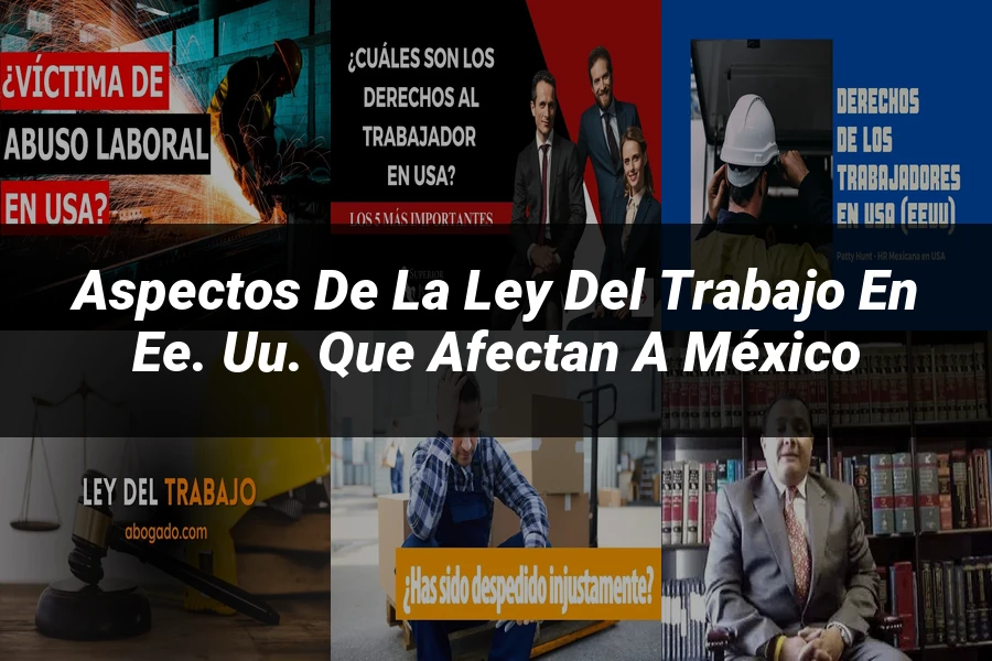 "Aspectos de la ley del trabajo en EE. UU. que afectan a México"