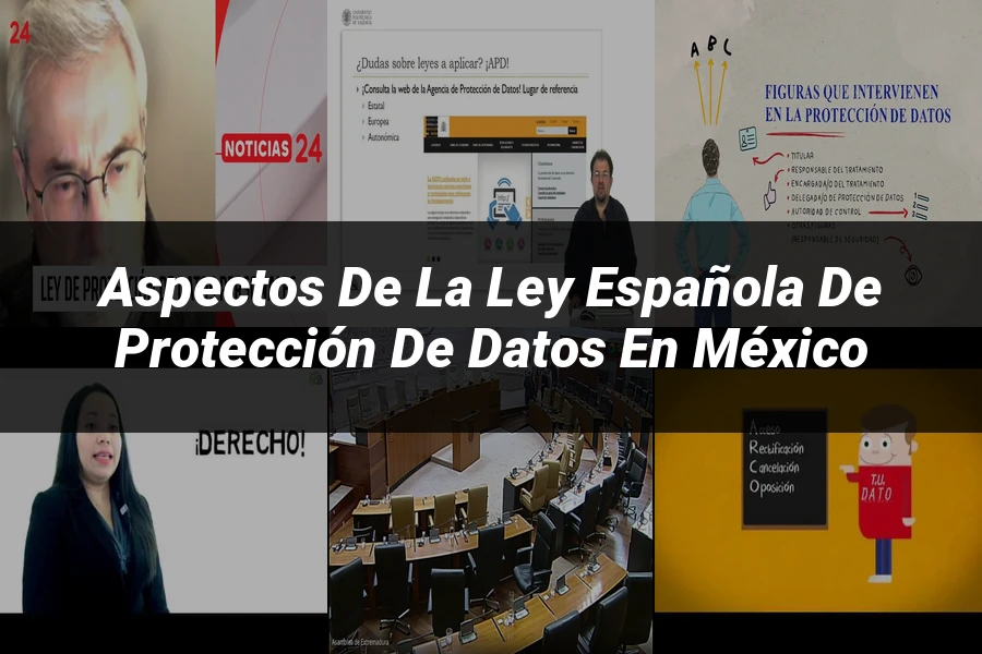 "Aspectos de la ley española de protección de datos en México"