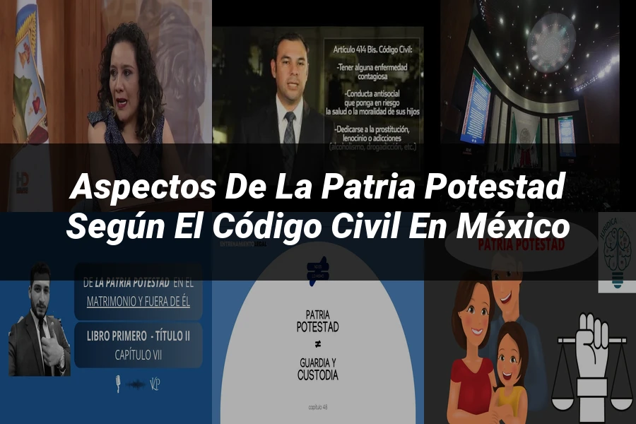 "Aspectos de la patria potestad según el código civil en México"