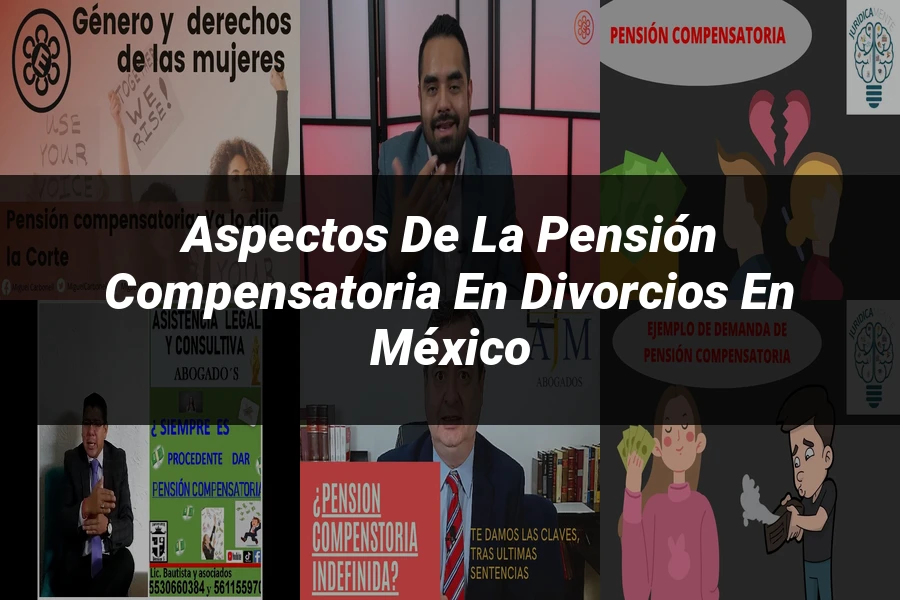 "Aspectos de la pensión compensatoria en divorcios en México"