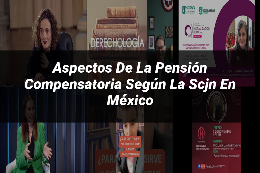 "Aspectos de la pensión compensatoria según la SCJN en México"