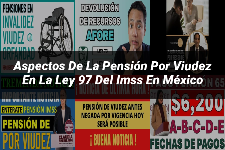 "Aspectos de la pensión por viudez en la ley 97 del IMSS en México"