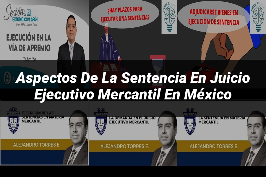 "Aspectos de la sentencia en juicio ejecutivo mercantil en México"