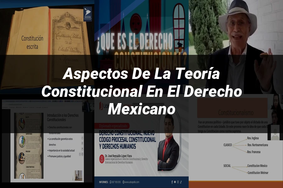 "Aspectos de la teoría constitucional en el derecho mexicano"