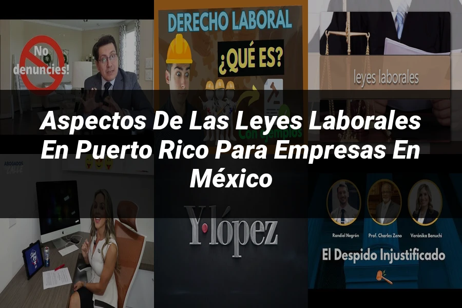 "Aspectos de las leyes laborales en Puerto Rico para empresas en México"