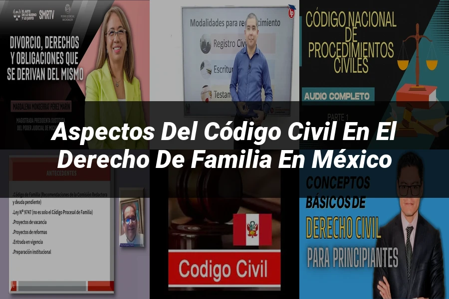 "Aspectos del Código Civil en el Derecho de Familia en México"