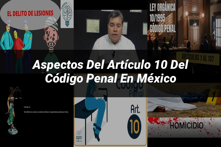 "Aspectos del artículo 10 del código penal en México"