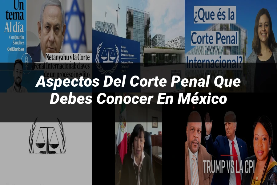 "Aspectos del corte penal que debes conocer en México"