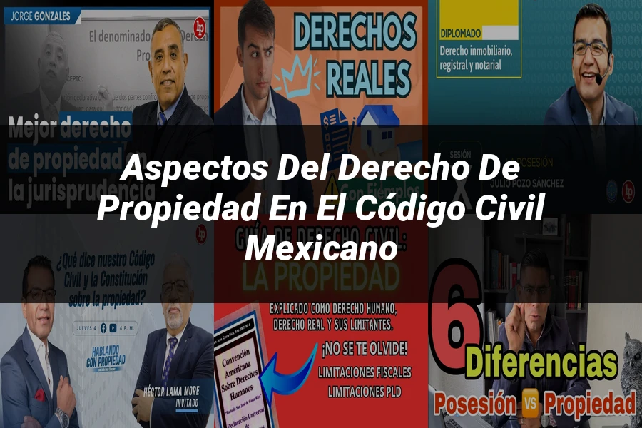 "Aspectos del derecho de propiedad en el Código Civil Mexicano"