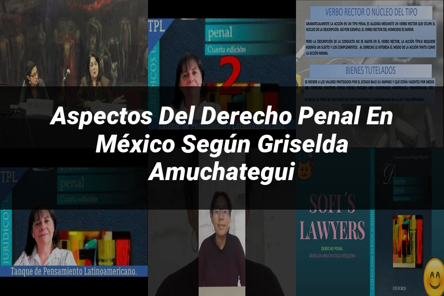 "Aspectos del derecho penal en México según Griselda Amuchategui"