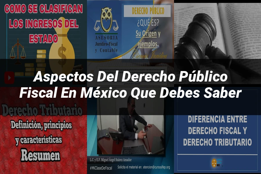 "Aspectos del derecho público fiscal en México que debes saber"