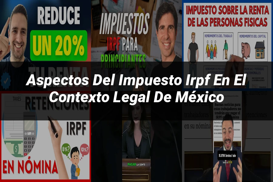 "Aspectos del impuesto IRPF en el contexto legal de México"