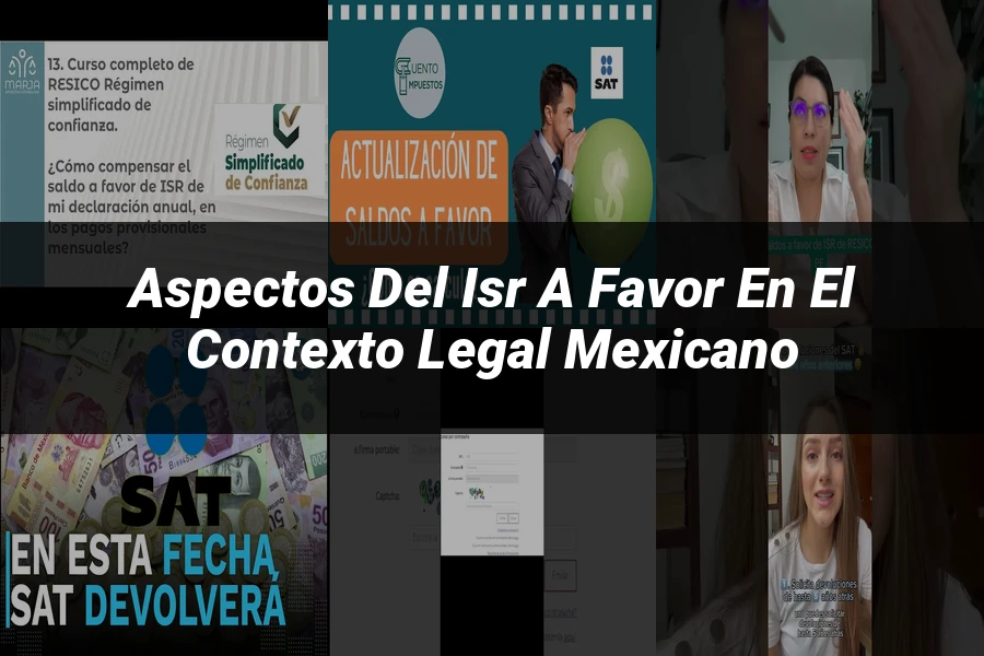 "Aspectos del isr a favor en el contexto legal mexicano"