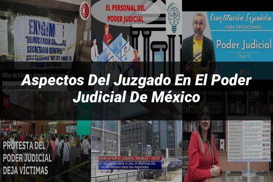 "Aspectos del juzgado en el poder judicial de México"