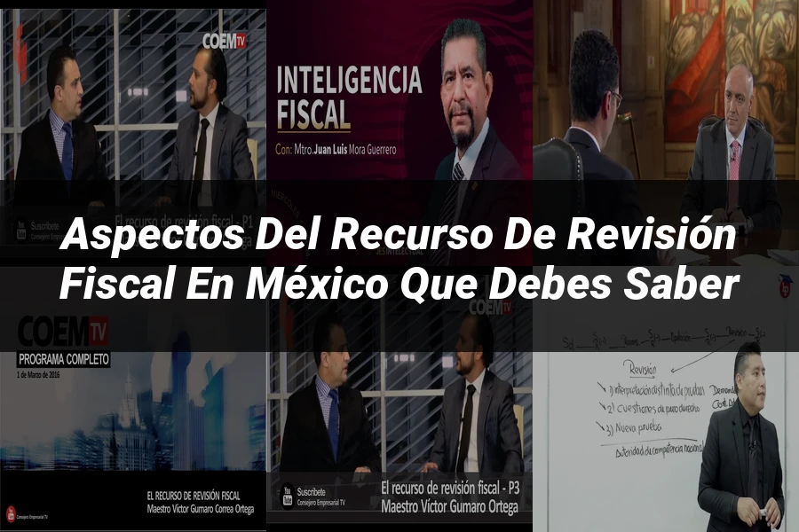 "Aspectos del recurso de revisión fiscal en México que debes saber"