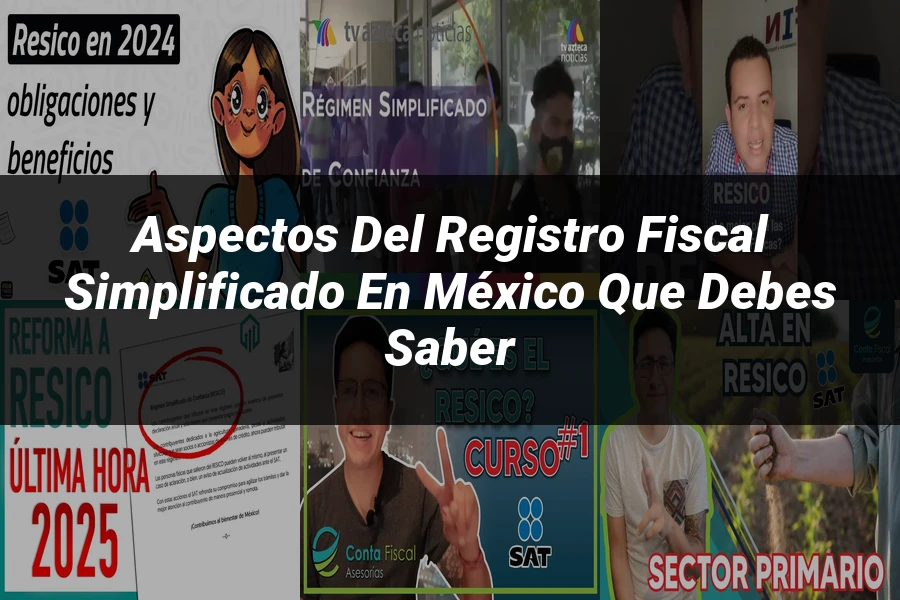 "Aspectos del registro fiscal simplificado en México que debes saber"