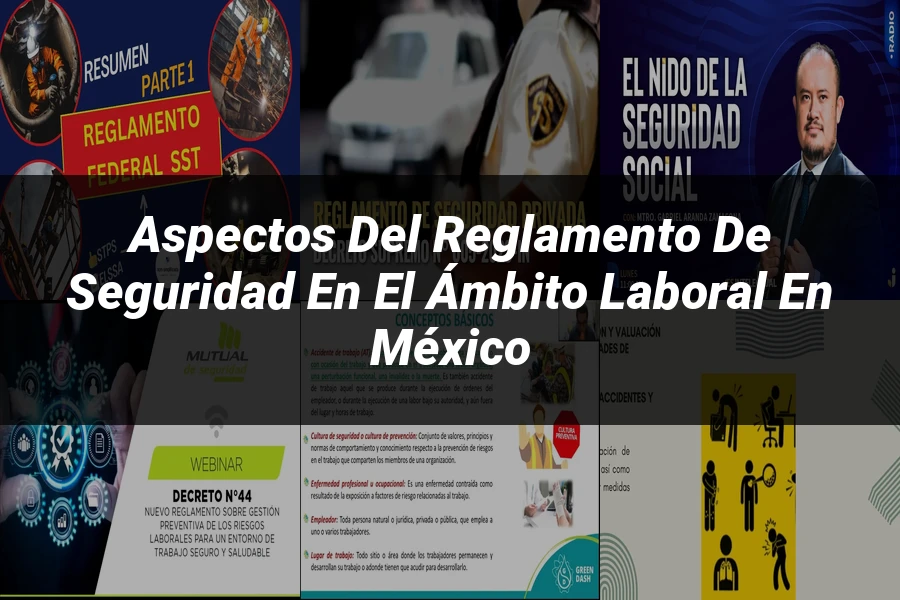 "Aspectos del reglamento de seguridad en el ámbito laboral en México"