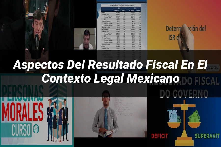 "Aspectos del resultado fiscal en el contexto legal mexicano"
