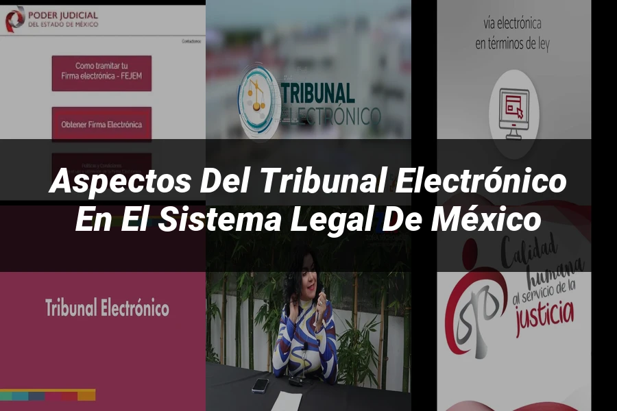 "Aspectos del tribunal electrónico en el sistema legal de México"