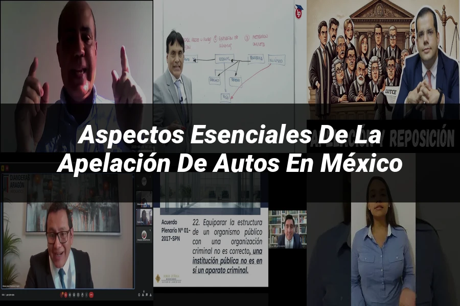 "Aspectos esenciales de la apelación de autos en México"