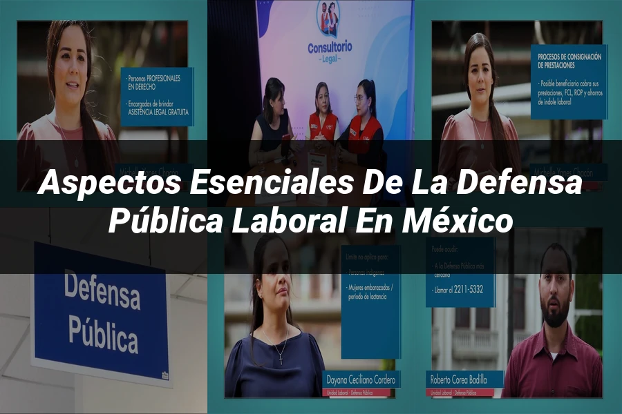 "Aspectos esenciales de la defensa pública laboral en México"