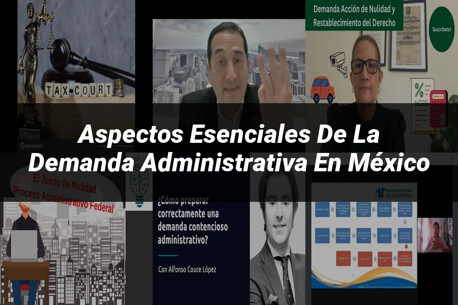"Aspectos esenciales de la demanda administrativa en México"