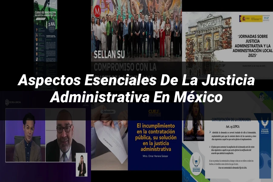 "Aspectos esenciales de la justicia administrativa en México"
