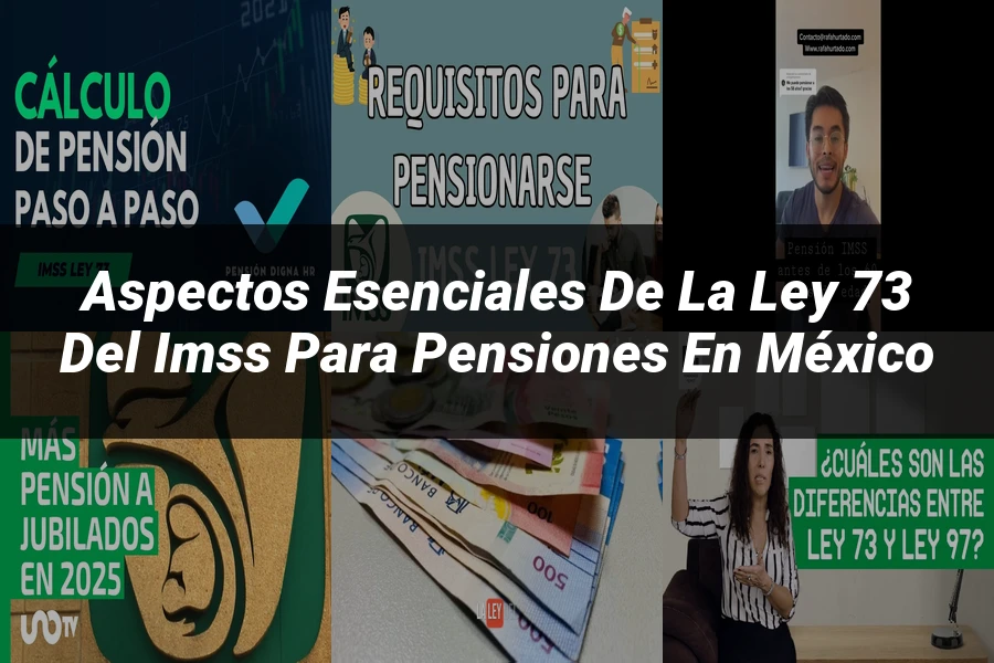 "Aspectos esenciales de la ley 73 del IMSS para pensiones en México"