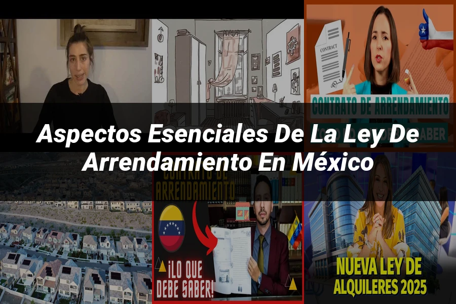 "Aspectos esenciales de la ley de arrendamiento en México"