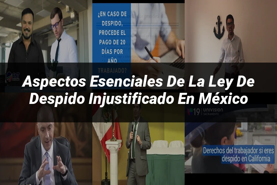 "Aspectos esenciales de la ley de despido injustificado en México"