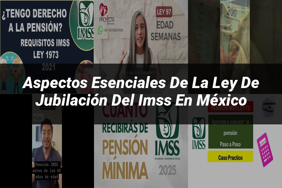 "Aspectos esenciales de la ley de jubilación del IMSS en México"