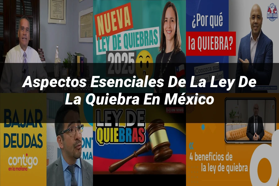 "Aspectos esenciales de la ley de la quiebra en México"