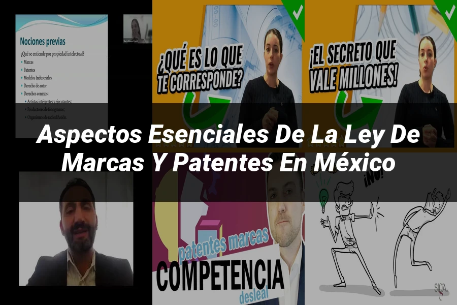 "Aspectos esenciales de la ley de marcas y patentes en México"