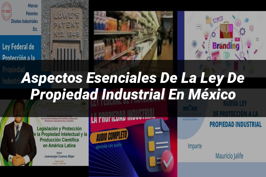 "Aspectos esenciales de la ley de propiedad industrial en México"